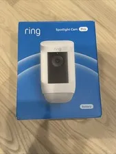 Ring Spotlight Cam Pro Battery White 2K Security Cam Vision [MSRP $199] [NEW]