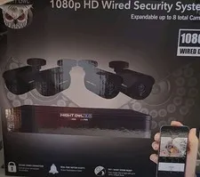 Night Owl 1080p 8-Channel Wired DVR 1TB HDD w/ 4 Cameras HDMI Night Vision