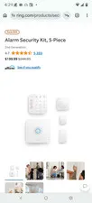 Ring 5 piece wireless home Security Kit - plus additional wired indoor camera