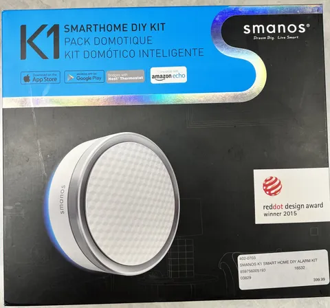 Smanos K1 Smarthome DIY Wireless Home Alarm Kit - New Old Stock