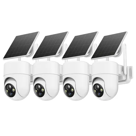 2K Solar Security Cameras Wireless Outdoor, 4PCS Outdoor Camera Wireless with...