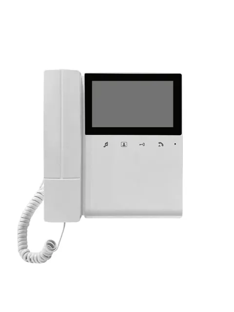 4.3Inch TFT Monitor 4 Wired Video Door Phone IR Night Vision Intercom Visual Doo