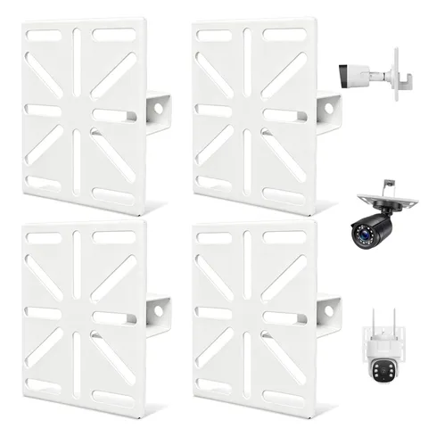 Durable Steel Security Camera Gutter Mount Bracket, Universal Gutter Mount