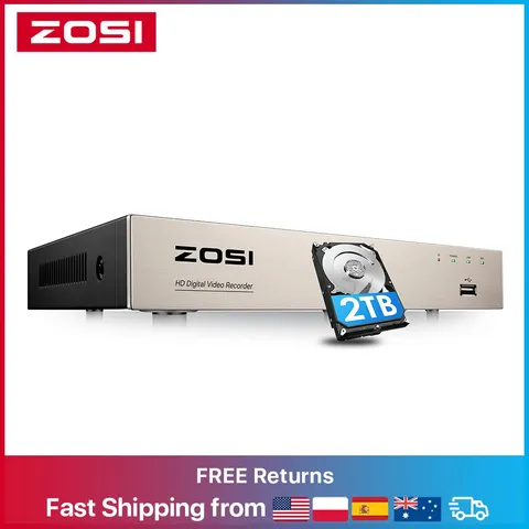 1080P 8 Channel 8CH AHD CVI TVI CVBS DVR 1920*1080 2MP CCTV Video Recorder Hybri