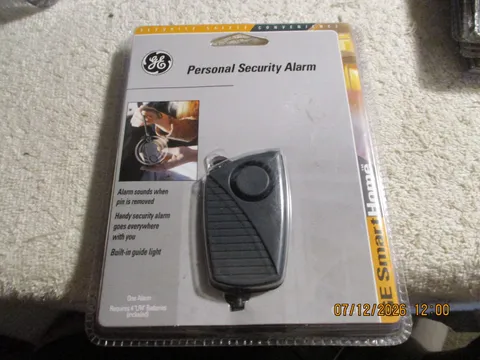GE SmartHome Keychain Personal Security Alarm 120dB Safety Alert Device NIP