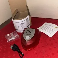 Hulppre Solar Alarm Flashes  Bark Sound With Charger- Estate Find