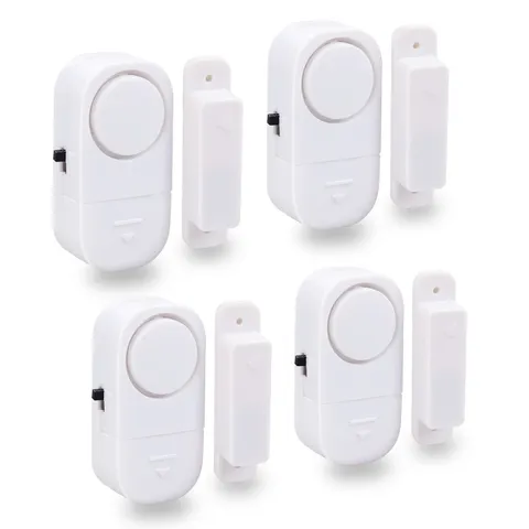 Doohickey Perfect Alarm 4 pack Personal Security Doors, Cabinets, Gates, Windows