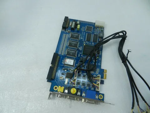 Geovision GV-1480A Capture Card W/Geovision 40-AEX16-100 Audio Card