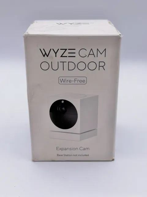 WYZE CAM OUTDOOR- Wire Free Expansion Cam- New In Box Open Box