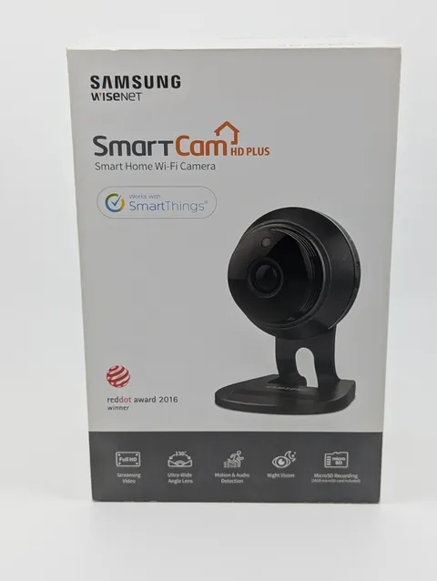 Samsung Wisenet SmartCam HD Plus Smart Wi-Fi Camera SNH-C6417BNB OPEN BOX NO SD!