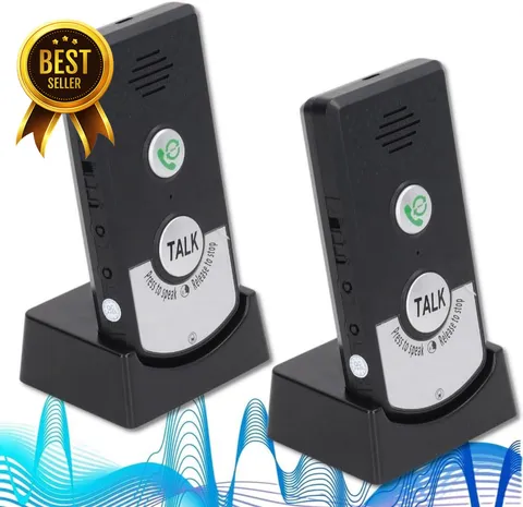 Wireless Home Intercom System 2 Way Voice Intercom with Super Long Range Communi