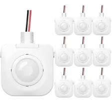 EverElectrix 10-Pack Ceiling Occupancy Motion Sensor, Passive Infrared Technolog
