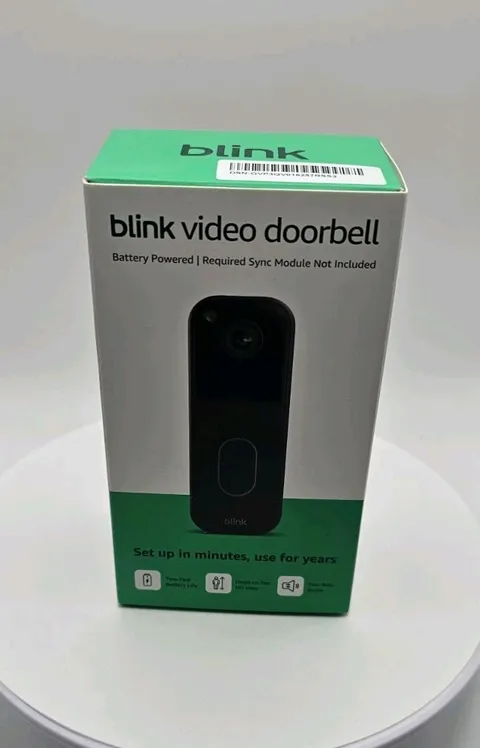 BRAND NEW - Blink Video Doorbell (2025 2nd Gen) BLACK (sync module not included)