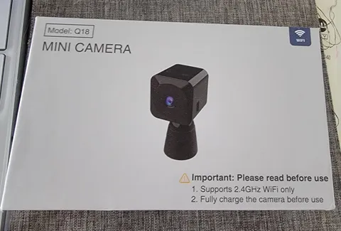4K Mini Camera for Home Security HD Indoor Battery Mini Wireless WiFi Q18 New ✔
