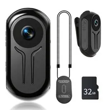 Mini Wearable Body Worn Action Camera with Auido & Video Recording -32G Thumb...