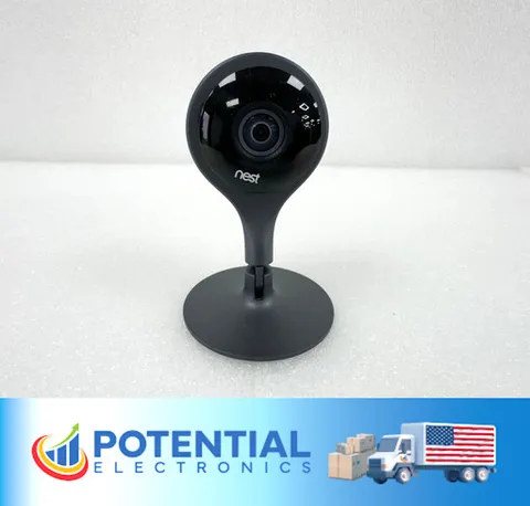 Google Nest Cam Indoor Security Cam Black Model: A0005 1st Gen FREE SHIPPING 🚚