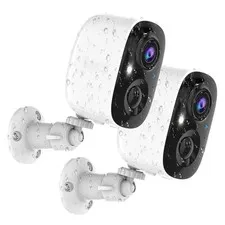 Security Cameras Wireless Outdoor,2K Indoor WiFi Wireless Cameras,Outside