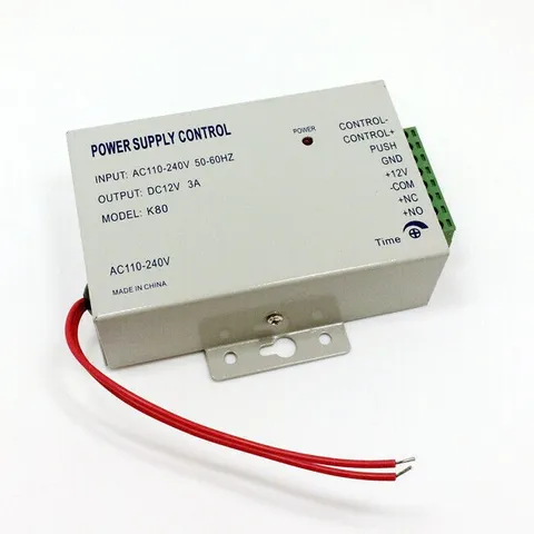 12v Power Supply Door Access Control System RFID EM Control Keypad Access K80