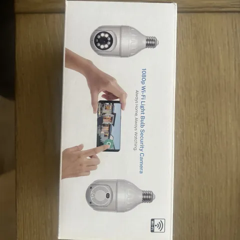 LIGHTBULB SECURITY CAMERA WI-FI