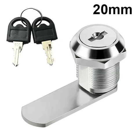 4 Sizes Mailbox Lock with 2 Keys for File Cabinet Tool Box Locker Cam Lock Secur