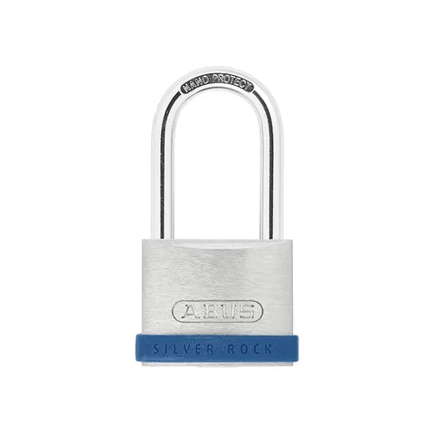ABUS Mechanical 40mm Silver Rock™ 5 Padlock Long Shackle 40mm Keyed Alike ABUKA