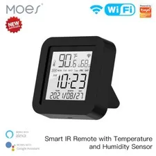 MOES WiFi IR Smart Thermometer Sensor + Remote Control For Air Conditioner TV AC