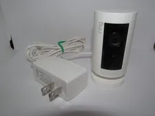 Ring Stick Up Indoor Cam Wired Security Camera 8SN2X9-WEN0 Tested Deregistered