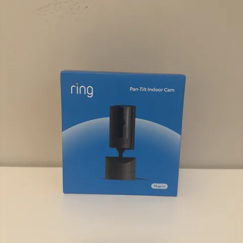 Ring Pan-Tilt Indoor Camera 360° Coverage HD Video Two-Way Talk Plug-In Black