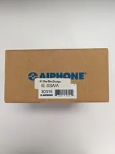 Aiphone IE-SS/A Stainless Steel 2-Gang Door Sub Station