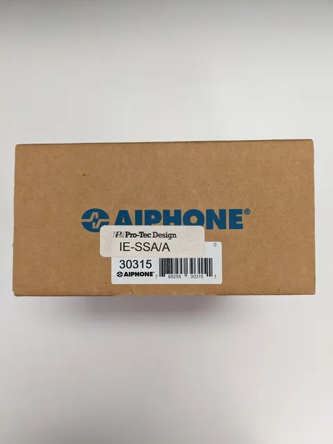 Aiphone IE-SS/A Stainless Steel 2-Gang Door Sub Station