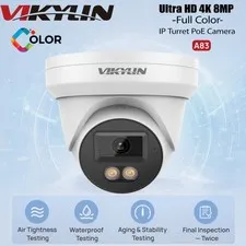 Vikylin 8MP 4K Full Color Night Vision CCTV Security IP Camera Audio NDAA ONVIF