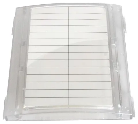 Remplacement Original vimar ELVOX Porte-Nom Avec Verre Plaque Série 3A0N - R337