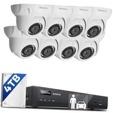 PoE Security Camera System 16 Channel, AcuSearch, 12MP 4K 16CH Commercial NVR