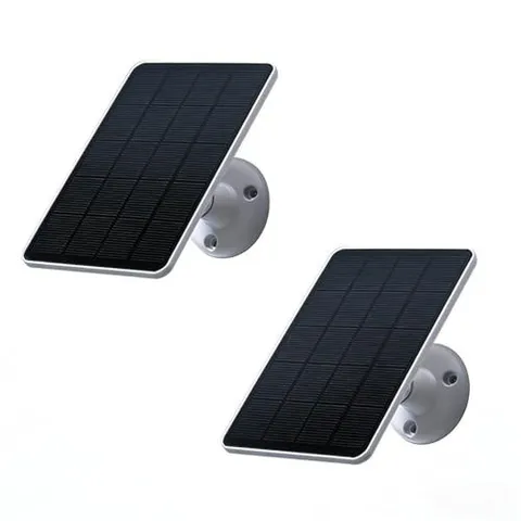 2 Pack Solar Panel Only Compatible with WYZE Battery Cam Pro Wireless Outdoor In