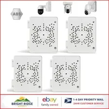 Acrylonitrile Butadiene Styrene Camera Junction Box, Weatherproof Outdoor Mount