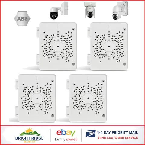 Acrylonitrile Butadiene Styrene Camera Junction Box, Weatherproof Outdoor Mount
