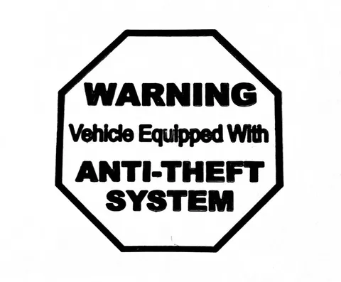 ⭐LOT OF 24!⭐ CAR TRUCK BOAT SECURITY SYSTEM ALARM STICKERS INSIDE WINDOW DECALS