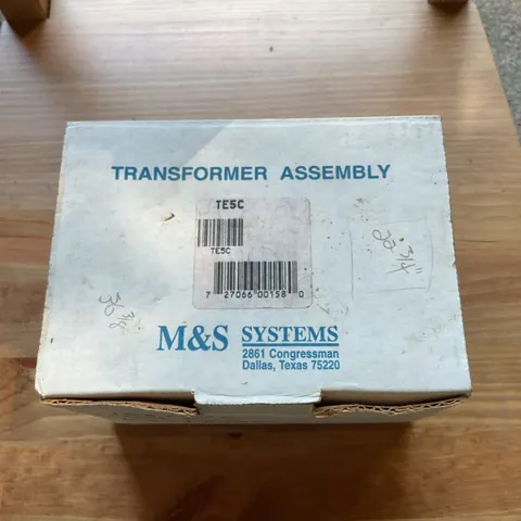 M&S Music Intercom Power Supply /Transformer Model TE-5C For MC602 / DMC Series