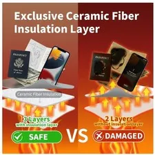 Ultimate Fireproof Document Bag - Thermal Insulated
