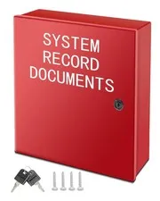 12 x 12 Inch System Record Documents Enclosure System File Cabinet Locking Do...