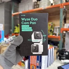 Wyze Duo Cam Pan 2K IP65 Indoor Outdoor Pan Tilt Camera Alexa Brand New Sealed