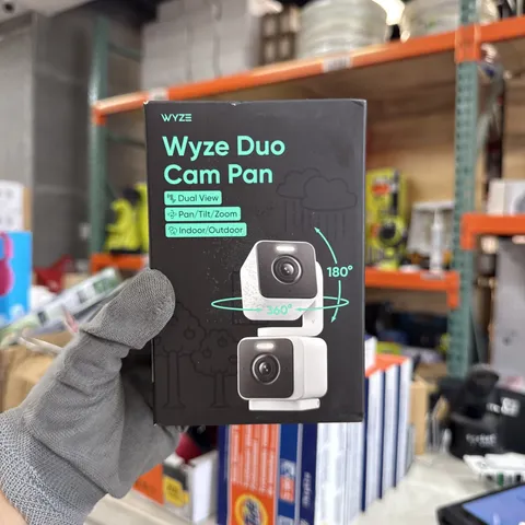 Wyze Duo Cam Pan 2K IP65 Indoor Outdoor Pan Tilt Camera Alexa Brand New Sealed