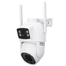 Outdoor Security Camera Dual Lens Human Detection For All Weather Premium
