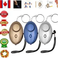 High-Powered Emergency Safety Alarms 3 Pack with Extended Battery Life