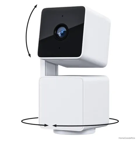 Indoor Outdoor Security Camera Pan Tilt 1080p Wi-Fi 360 Degree 2-Way Audio