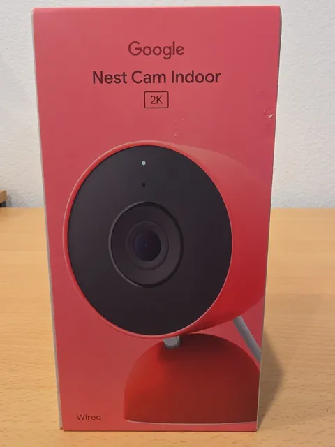 Google - Nest Cam Indoor (wired, 3rd gen) - Latest Model - 2K Video BERRY