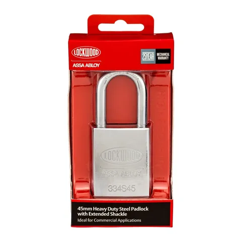 Lockwood 8.7mm Shackle Steel Case High Security 334 Padlock