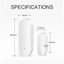 WiFi Smart Door Sensor Window Open/Close Detector for Alexa, Google & Smart Life
