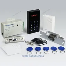 DIY Full Complete RFID Door Access Control Kit Set With Electric Strike Lock NEW