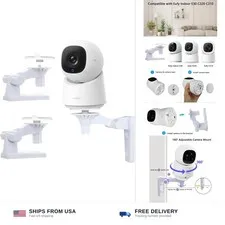 Camera Wall Mount Compatible with Eufy Indoor Cam E30/Eufy C220/C210, Baby Mo...